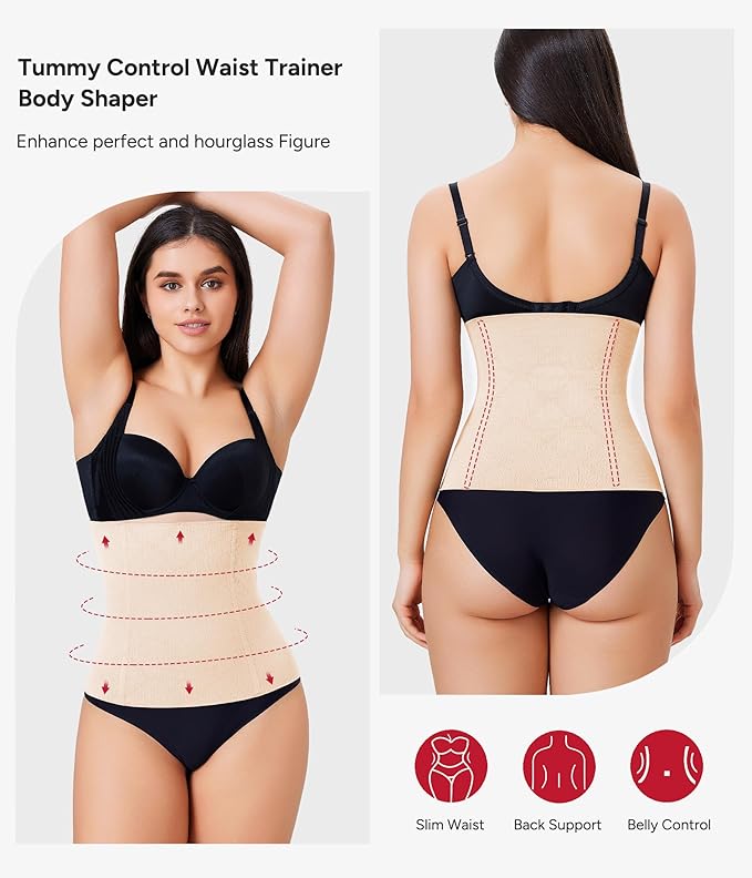 Women Body Shaper Waist Shapewear Belly Band Tummy Control Postpartum Recovery Cincher - Image 4