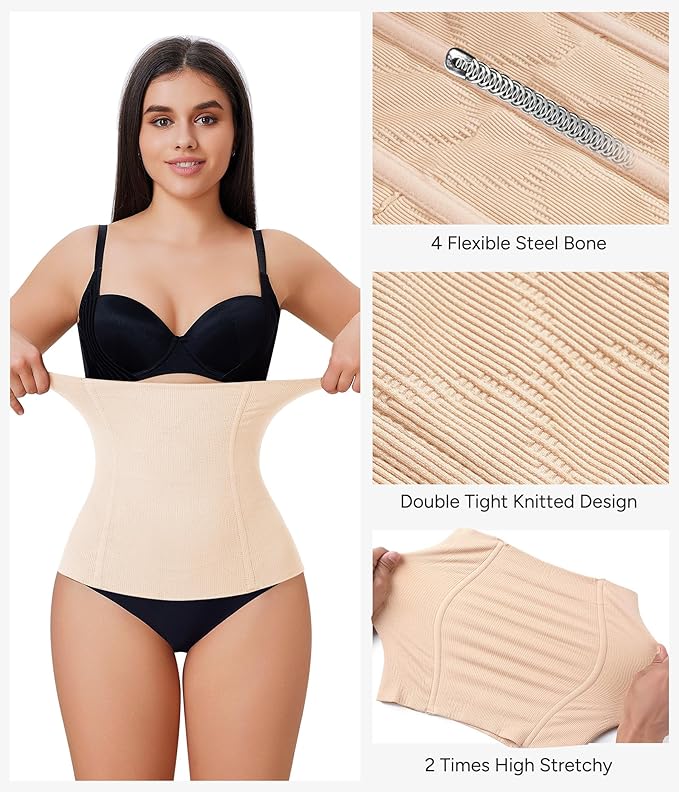 Women Body Shaper Waist Shapewear Belly Band Tummy Control Postpartum Recovery Cincher - Image 5