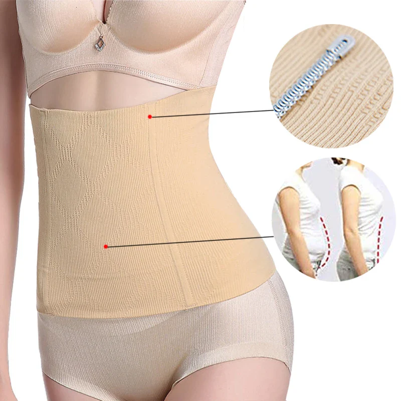Women Body Shaper Waist Shapewear Belly Band Tummy Control Postpartum Recovery Cincher - Image 3
