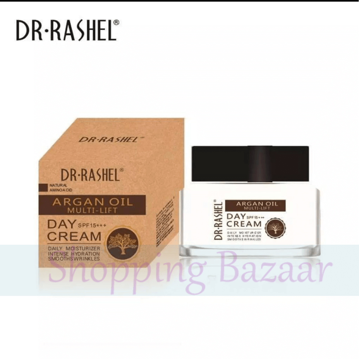 Argan Oil Daily Face Moisturizer Intense Hydration Smooth Whitening Cream Anti Wrinkle Day Cream by Dr Rashel