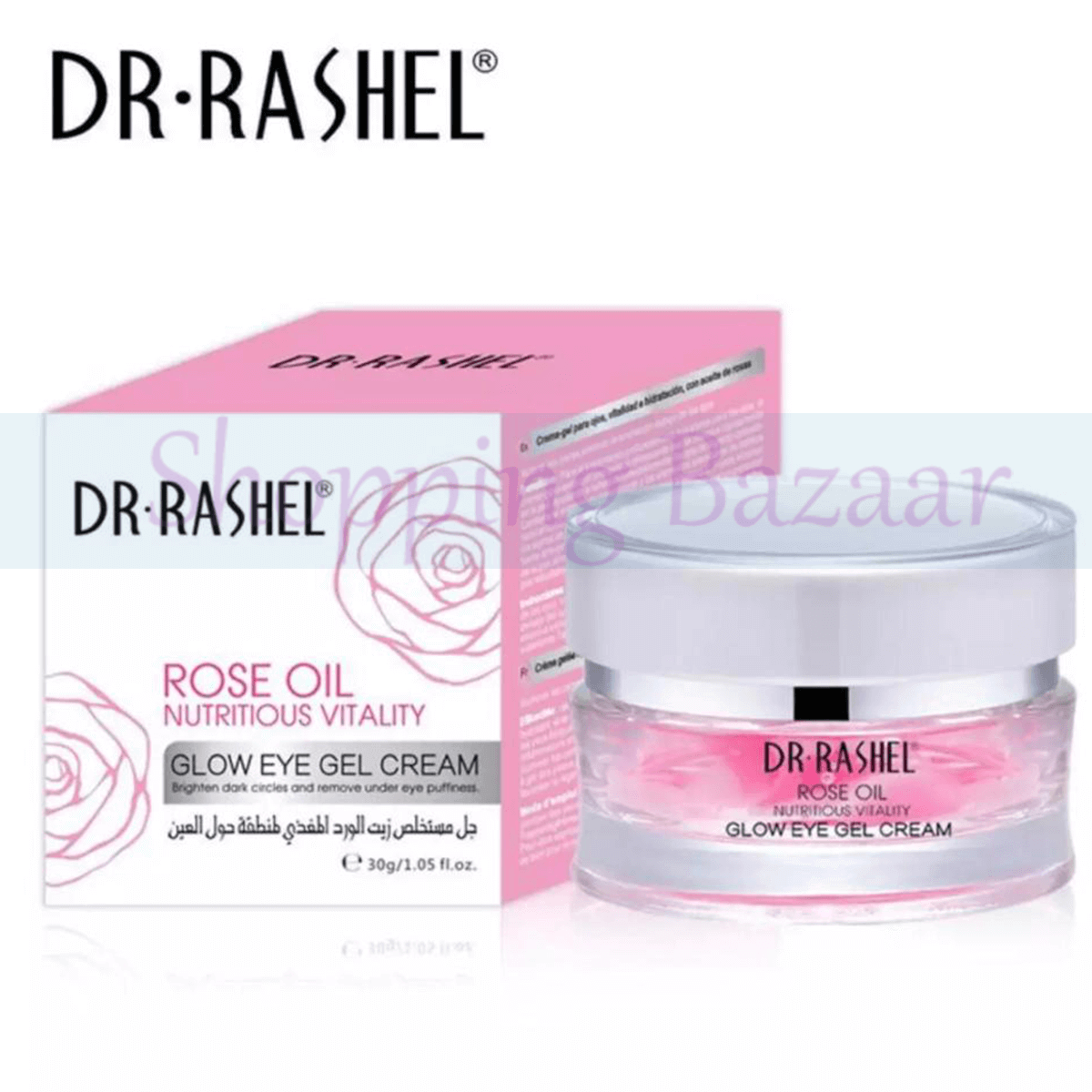 Rose Oil Nutritious Glow Eye Gel Cream by Dr Rashel