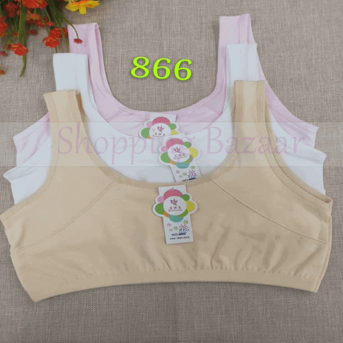 Soft Cotton Training Bra For Girls – Cotton Non Padded Beginner & Daily Wear Comfort Bra