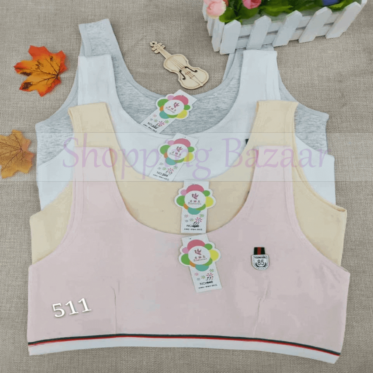 Comfort Training Bra for Girls – Cotton Non Padded Sports & Comfort Bra for Teenage Girls