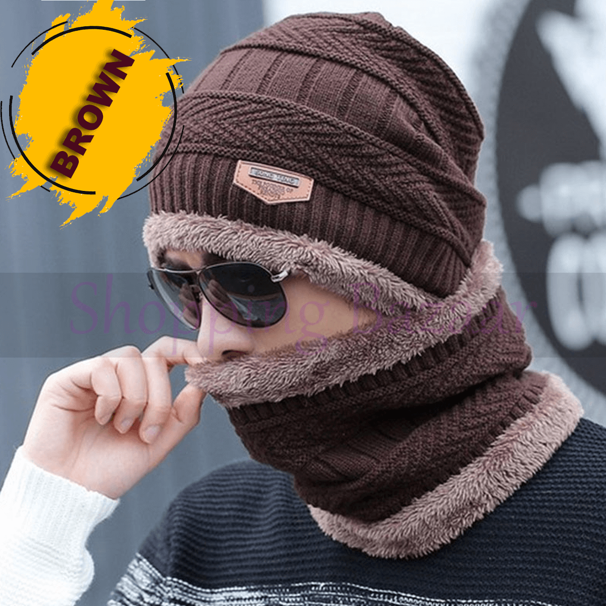 Beanie Cap And Neck Scarf