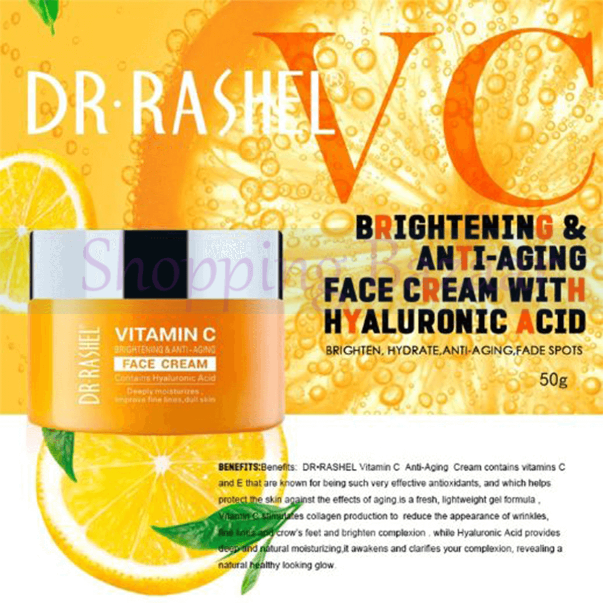 Vitamin C Brightening & Anti Aging Face Cream by Dr Rashel - Image 4