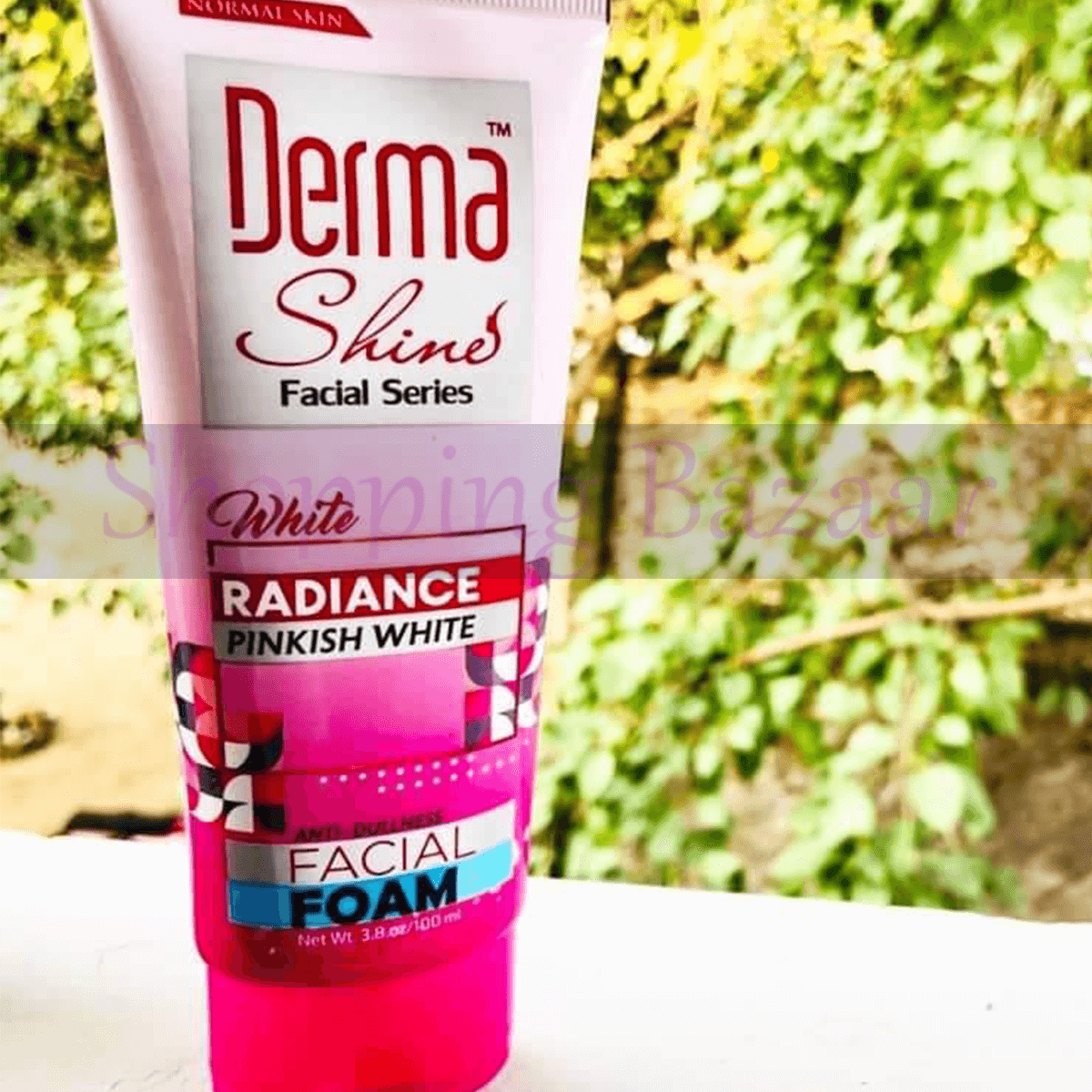 DERMA SHINE WHITE RADIANCE PINKISH WHITE DOUBLE POWER FACIAL FOAM