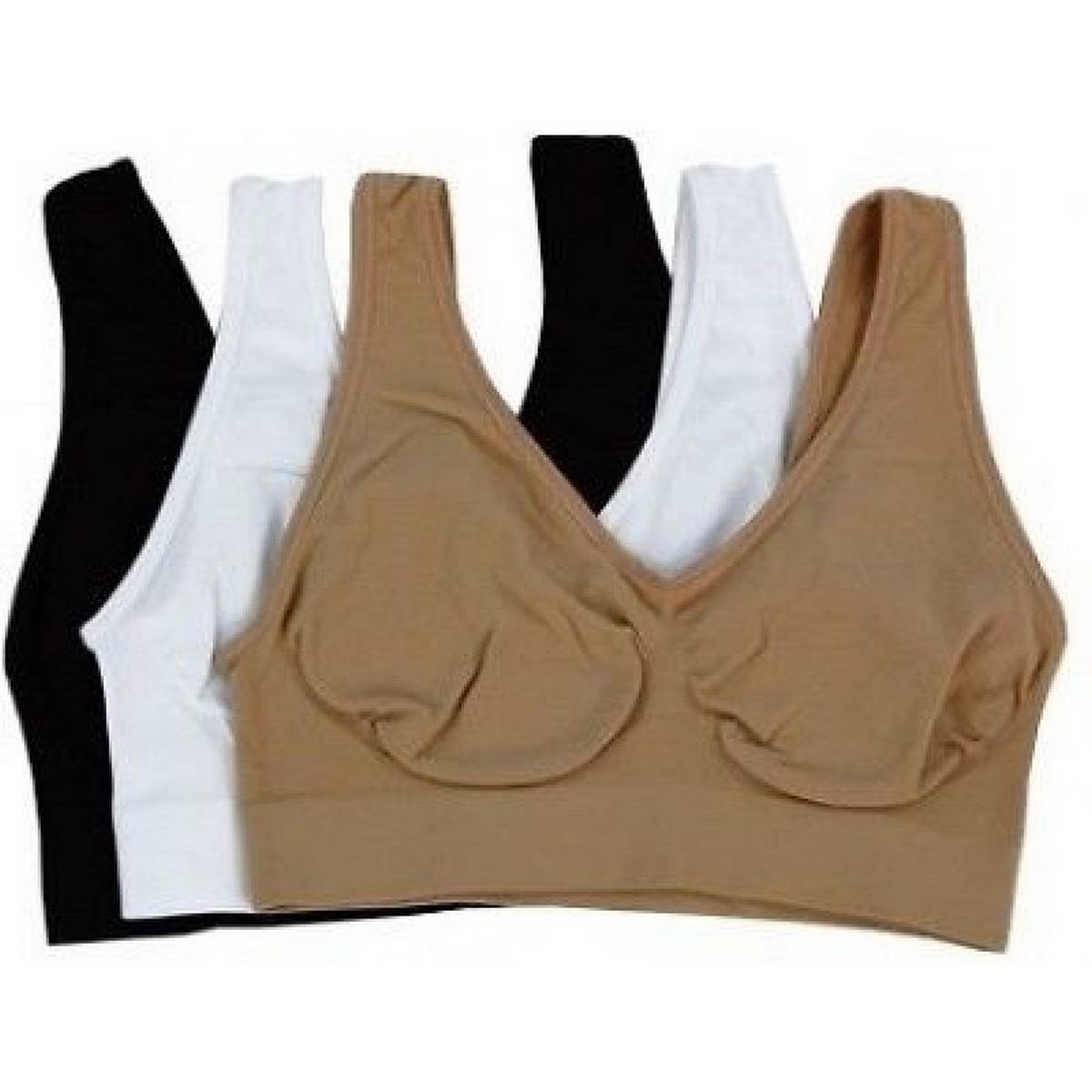 Comfort Bra Pack – Non-Wired, Non-Padded Sport Bra for Women & Girls Pack Of 3 - Image 2