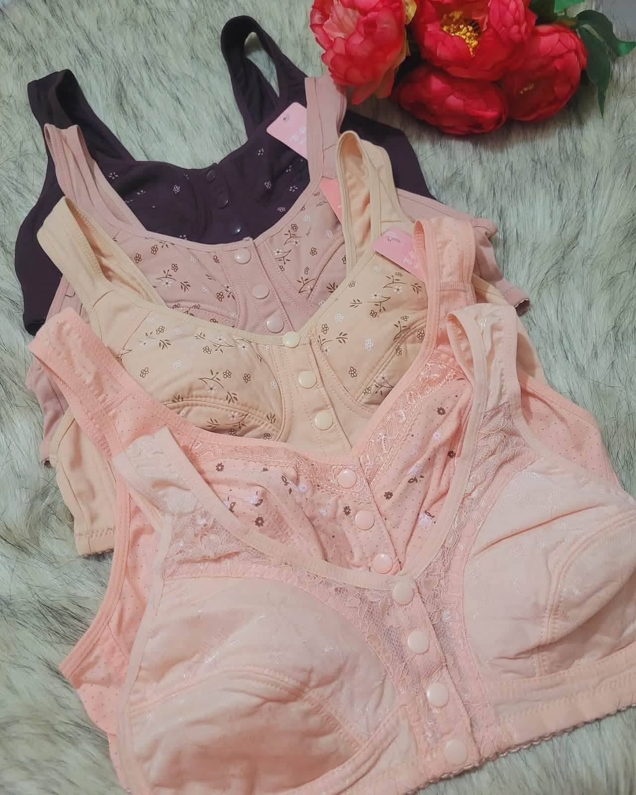Front Open Three Button Bra – Comfortable Front Closure Bra for Women - Image 4