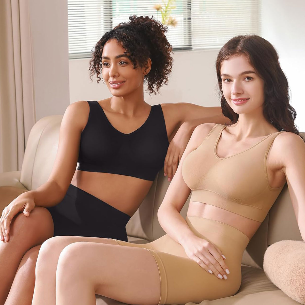 Comfort Bra Pack – Non-Wired, Non-Padded Sport Bra for Women & Girls Pack Of 3 - Image 4