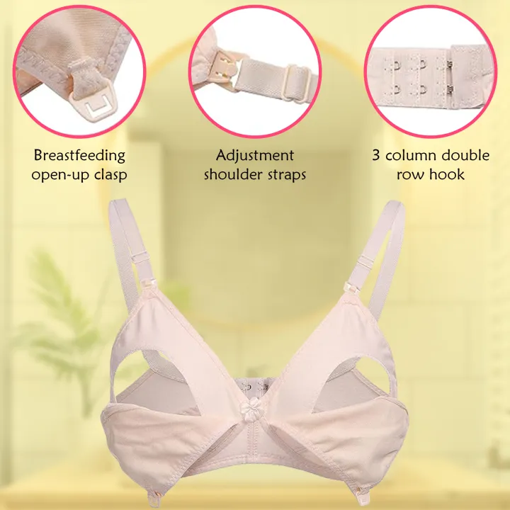 Nursing Feeding Bra for Women – Comfortable Breastfeeding Bra with Easy Access - Image 2