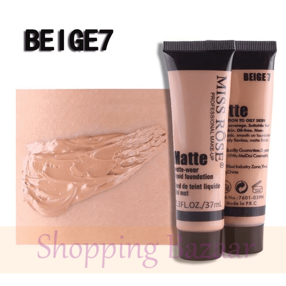 Miss Rose Purely Natural Foundation Beige 7