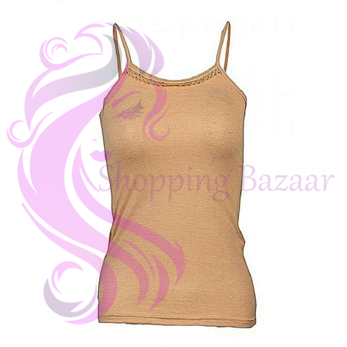 Teens Double Layered Camisole With Bust Panel - Image 3