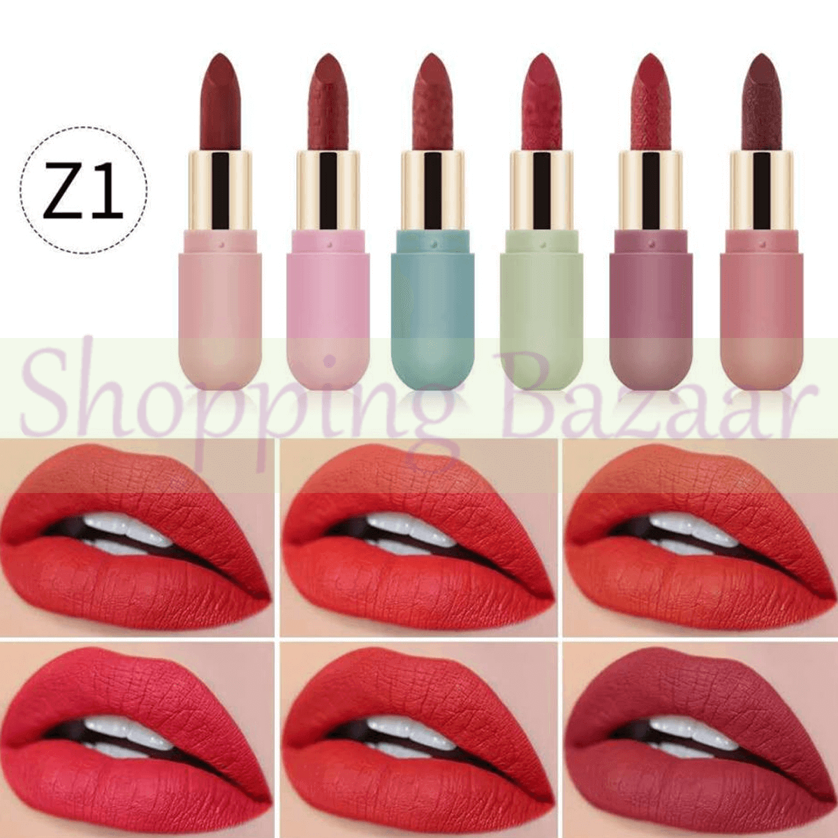 Miss Rose Lipstick Pack Of 6