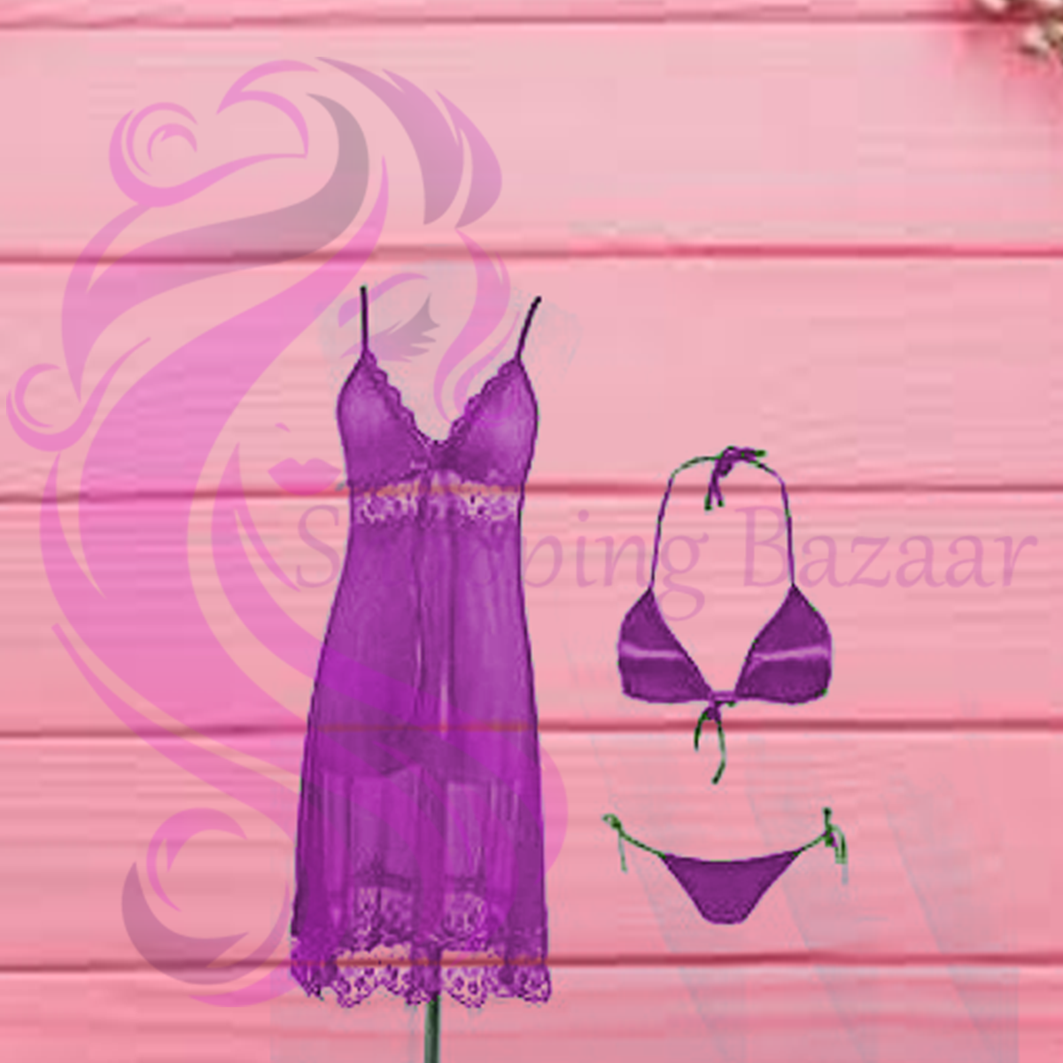 Flourish Short Nighty Bikini Set Women